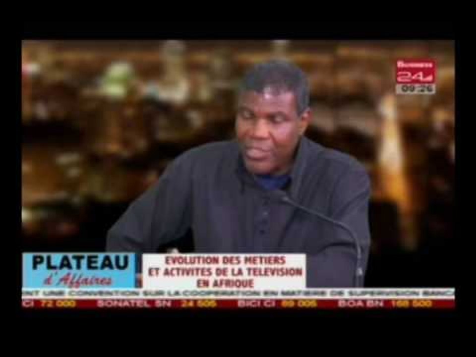 Plateau d’affaires | Evolution des métiers et activités de la télévision en Afrique