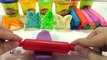 Play and Learn Colours with Playdough Modelling Clay and Vegetables Molds Fun & Creative for Kids