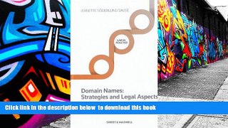PDF [DOWNLOAD] Domain Names - Strategies and Legal Aspects BOOK ONLINE