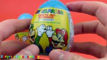 Super Mario Surprise Eggs Opening - Super Mario Brothers Toys