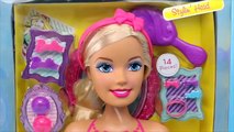 Barbie Hair with Frozen Elsa and Anna Barbie Dolls Stylin Head Hair Braids by DisneyCarToys