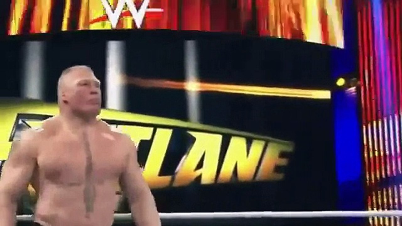 WWE Roman vs Dean Vs Brock Lesnar HD Amazing Match