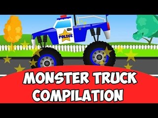 Monster Truck Compilation | KIDS VIDEOS | BABY VIDEO