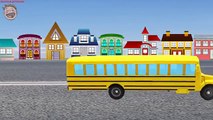 Cars for Kids. Learning colors. School Bus. CARTOON for babies with Buses