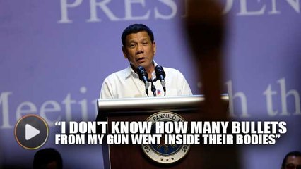 Duterte confirms he killed three men as mayor