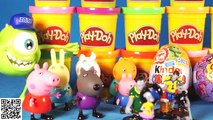 Peppa Pig Play Doh Kinder Surprise Eggs - Peppa Pig Unpacks Surprise Eggs - Thomas And Friends