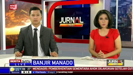 Banjir di 5 Kecamatan di Manado Mencapai 1 Meter