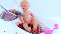 New Baby Doll Bathtime Nenuco Baby Girl Orbeez How to Bath a Baby Toy Videos