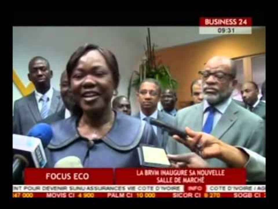 Focus Eco / La BRVM inaugure sa nouvelle salle de marché