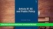 PDF [DOWNLOAD] Article 81 EC and Public Policy TRIAL EBOOK