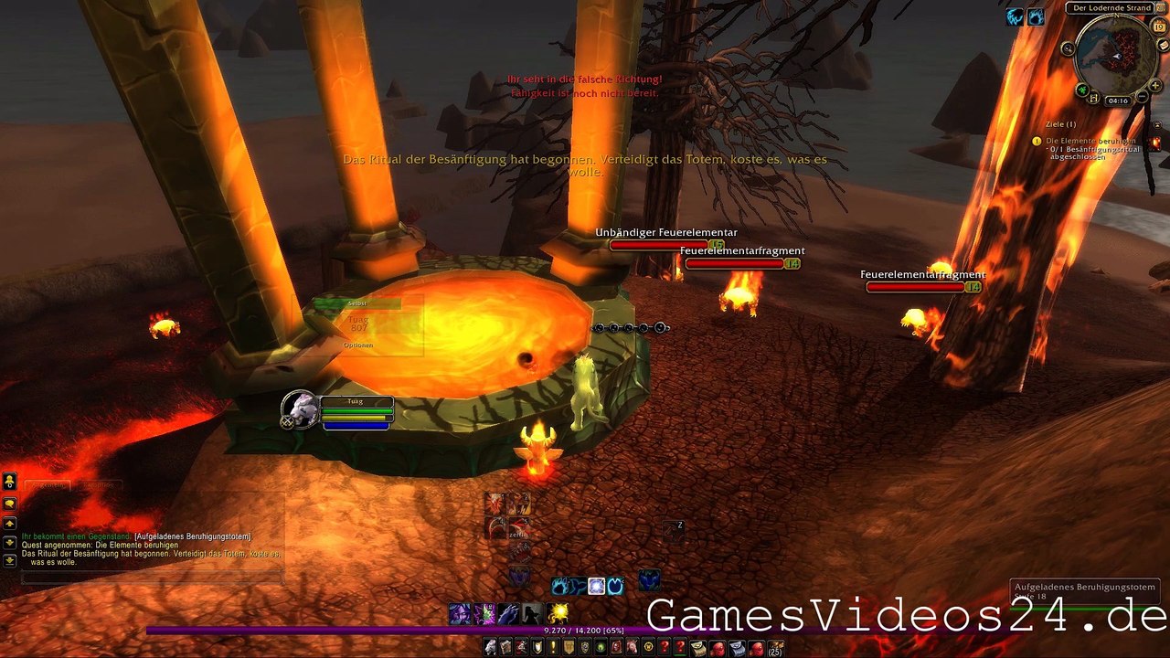 World of Warcraft Quest: Die Elemente beruhigen