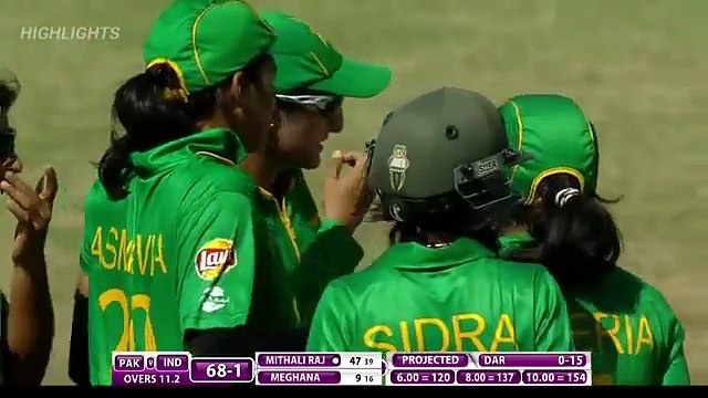 India vs pakistan Women s Asia Cup T20 final Match Highlights 2016