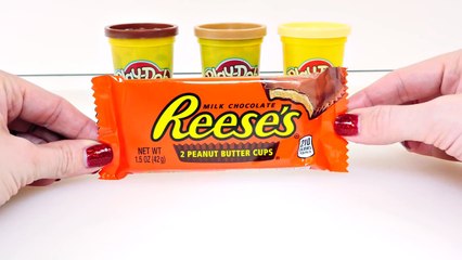 DIY Reese Cups Candy Play-Doh How To by DCTC * Playdough Food videos 2016