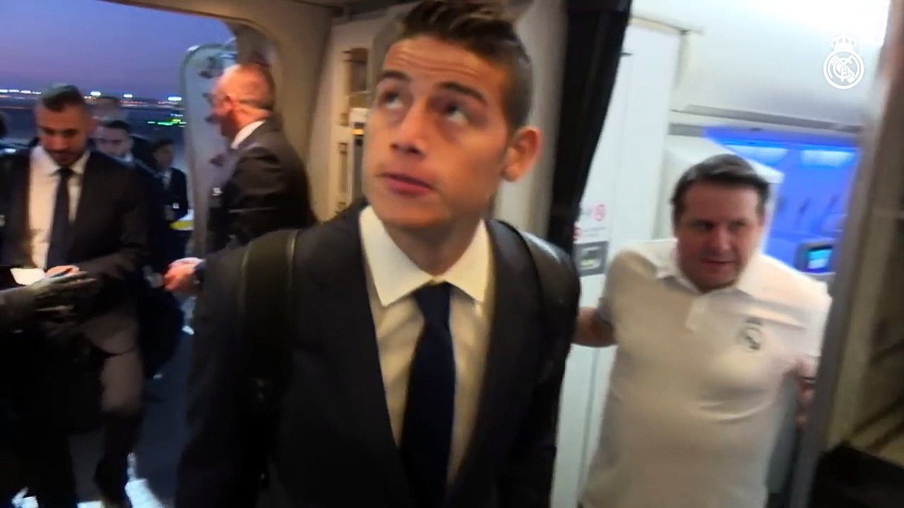 The start of Real Madrids journey to Japan