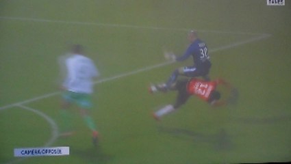 Jessy Moulin Red Card For Insane Tackle vs Lorient!