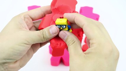 Play-Doh teddy bear surprises [The Incredibles, Spongebob, LPS, Shopkins, Lalaloopsy]