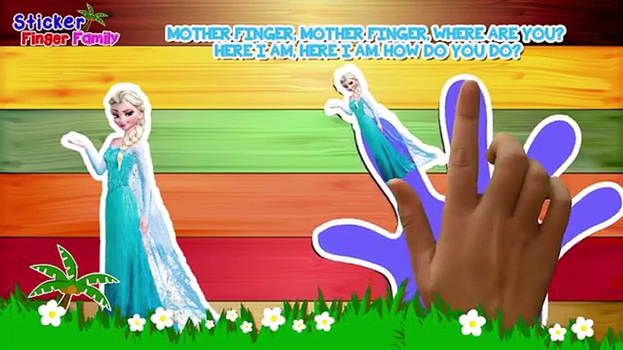 Frozen Finger Family By Sticker Song - Vidéo Dailymotion