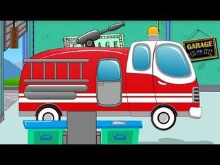Fire Truck | Fire Engine | Car Garage | Toy Garage