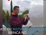 Cristiano Ronaldo plays at Christmas