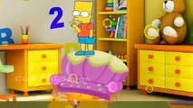 Simpsons Jack Be Nimble Nursery Rhyme With Lyrics | 3D Animated Jack Be Nimble Rhymes For Kids
