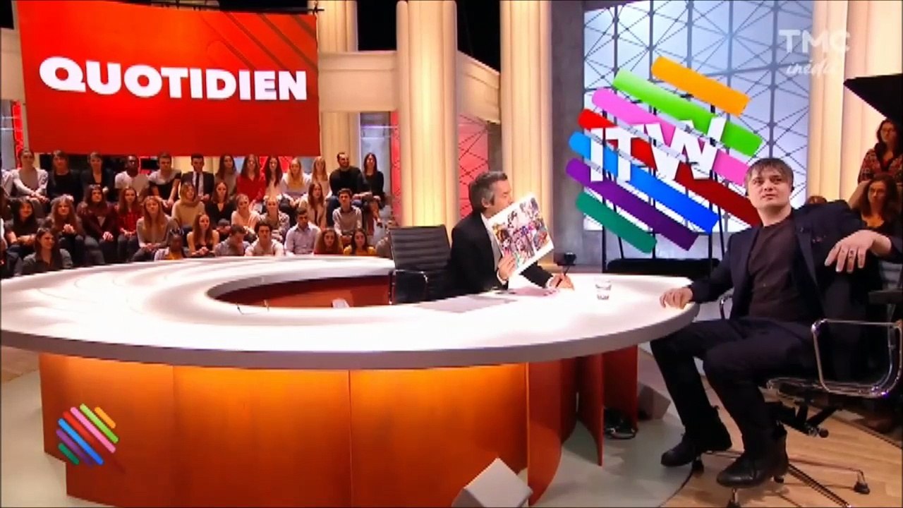 Quand Pete Doherty arrive bourré sur le plateau de Quotidien