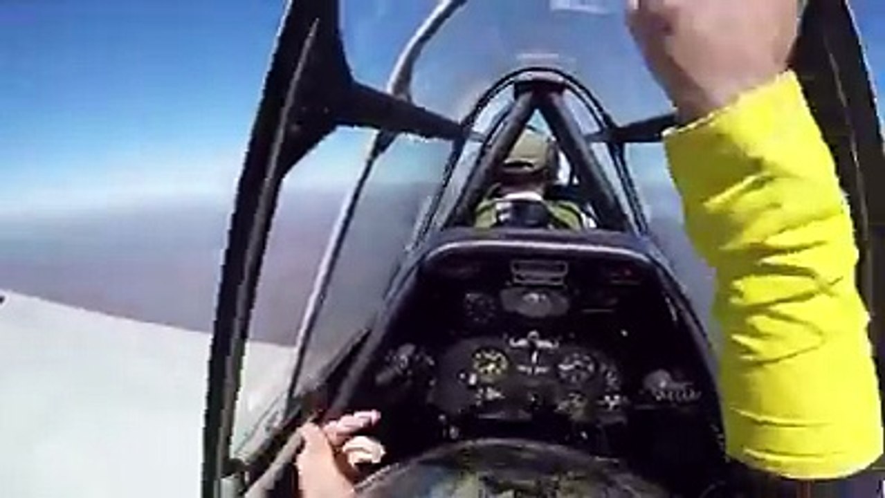 Zero G Jump Out of a World War II Army Plane