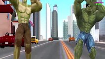 Hulk Vs Spiderman | SuperHeroes Cartoon Nursery Rhymes for Children | Finger Family Songs For Kids