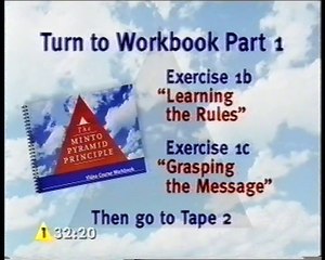 Barbara Minto Training - Part 2