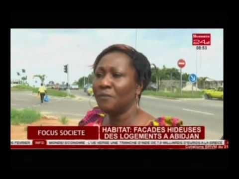 Business 24 / Focus Société - Habitat Facades hideuses des logements a Abidjan