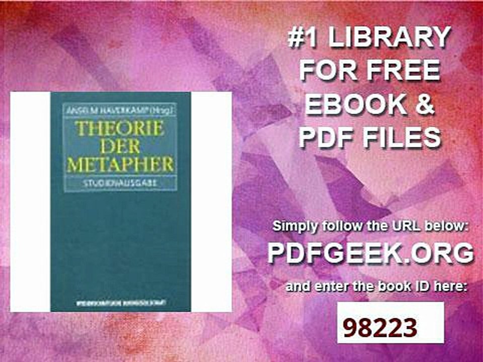 Theorie der Metapher