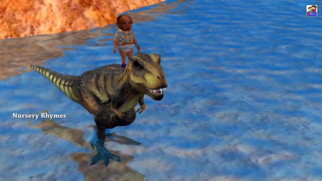 Short Film || Dinosaur Playing With Small Kid || Funny Animations For children