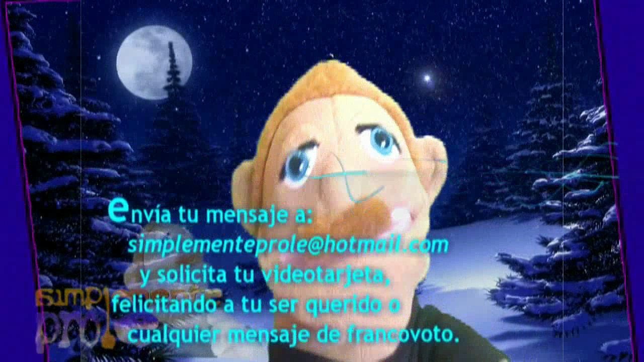Feliz navidad 2016, un abrazo de francovoto