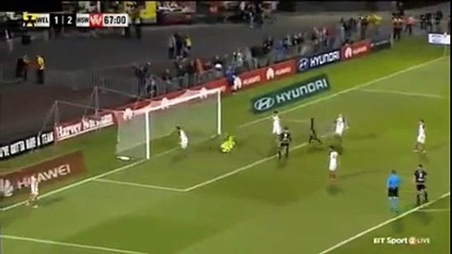 Wellington Phoenix vs Western Sydney Wanderers 2-2 Goal Roy Krishna A-League 17-12-2016