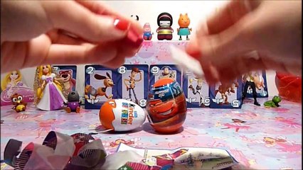 Cars 3 Kinder surprise Eggs, Maxi Kinder surprise unwrapping, Play Doh, Angry Birds Peppa Pig! (HD)