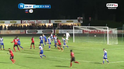 Très bon coup-franc mais personne à la réception.