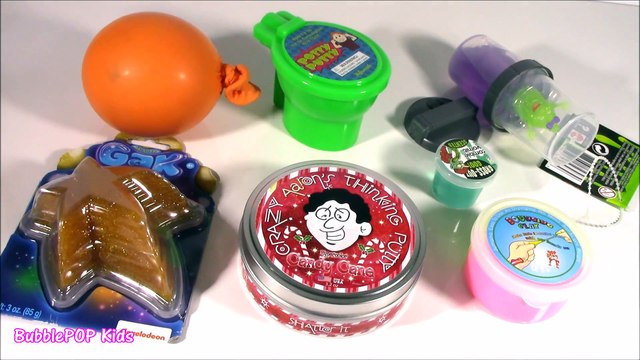 Cutting OPEN Homemade Squishy! Candy CANE PUTTY! Ghost BUSTER SLIME Tube! Gold GAK! FUN