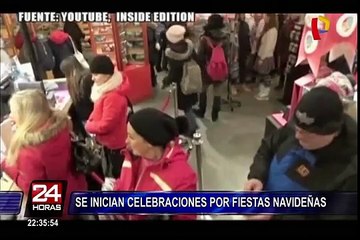 EEUU: policías sorprenden a conductores al entregarles regalos de Navidad