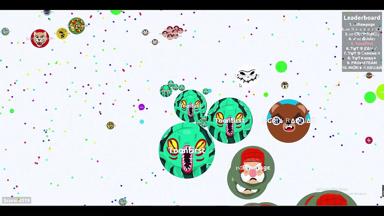 Agario - Teaming Epic & Open Survive Mode