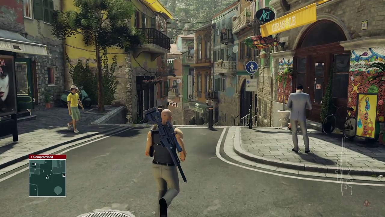 HITMAN™ golf ball cannon ending