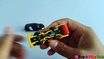 Nichijo Rotary Snowplow and Audi R8 Toy cars videos   two Kids car of Tomica Toy Car   children toys
