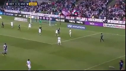 Marco Rojas Goal - Melbourne City vs Melbourne Victory 1-1  17-12-2016