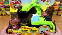 Play-Doh Diggin Rigs Tonka Chuck & Friends Chomper The Excavator Unboxing