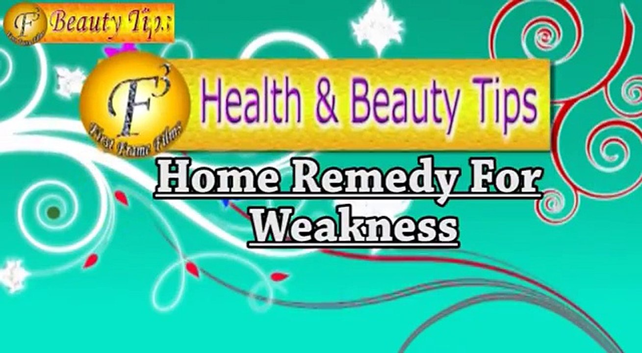 Home Remedy For Weakness II घरेलु नुस्खों से कमज़ोरी को दूर भगाएं II By Satvinder Kaur