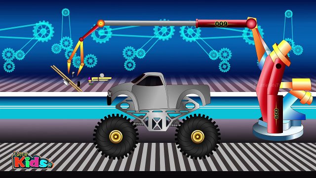 Superheroes Car Wash Videos for Children | Monster Truck | Street Vehicles | Cars & Trucks
