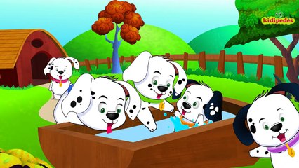 Five Little Dalmations - Kindergarten Songs I Nursery Rhymes I Kids Song I Baby Video 101 Dalmations