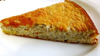 Easy And Healthy 2 Ingredients Banana Cake Recipe
