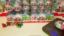 Киндеры Сюрпризы,Unboxing Kinder Surprise Eggs по мультику Лунтик и Смешарики Luntik & Smeschariki