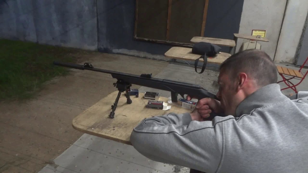 essai balle 22lr subsonic winchester 42 max silencieux still n°1 carbone