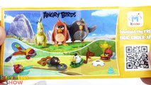 3 Jajko Niespodzianka Angry Birds Movie Kinder Niespodzianki Wsciekle Ptaki film Jajka 2016