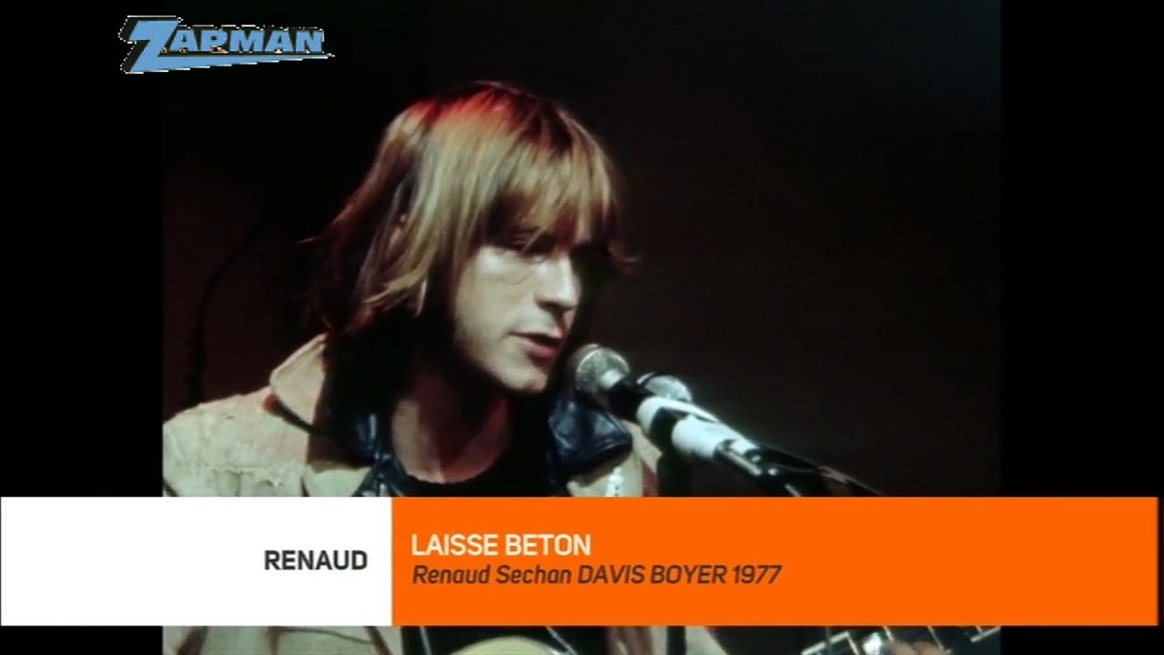 Renaud - Laisse beton Live Version 1977 bY ZapMan69